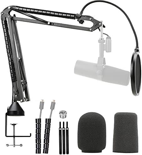 SM7B ruka nosača sa Pop filterom-nadograđeno postolje za mikrofon za teške uslove rada stalak za mikrofon sa vetrobranom kompatibilno