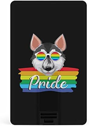 LGBT Pride Husky kreditna kartica USB Flash Diskovi Personalizirani memorijski štap Key Corporate pokloni i promotivni pokloni 32g