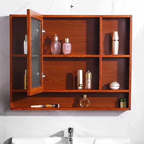 FIFOR ormar za ogledalo za kupatilo, aluminijumski ormarić za lekove sa ogledalom, ormarić za odlaganje toaleta, Ugradni ili površinski