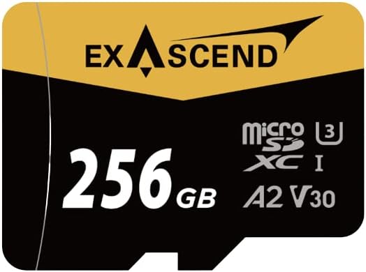 Exascend 64G/128G/256GB UHS-I microSD kartica, U3, V30, a2 do 175mb/s, idealno za pametne telefone, kamere, bespilotne letjelice,