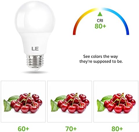 LE LED sijalice 60 W ekvivalentno, 9w 800 lumena bez zatamnjivanja, dnevna svjetlost Bijela 5000k, standardna Srednja baza A19 E26,