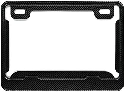 Okviri za licencu od nehrđajućeg čelika, teška karbonska vlakna motociklistička pokrivač za motocikl, vozač karbonskih vlakana