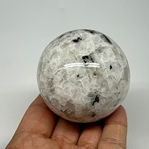 NKB1915053 Crystal Ball 279,2g, 2,3 , prirodni duginski moonstone sfera kuglastog kamere Indija, B21413