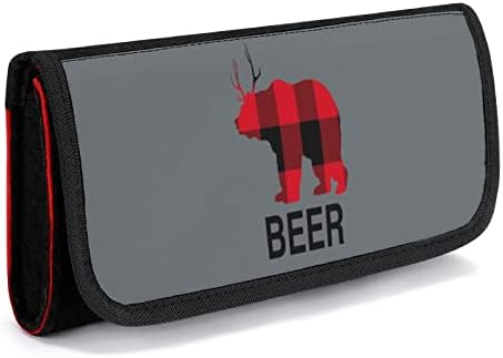 Buffalo Pleaid Deer Torbica za nošenje piva za prekidač zaštitne torbe za pohranu putnika sa utorima za igre