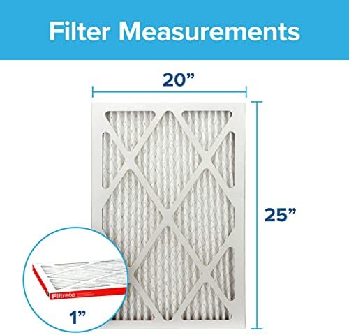 Filtrete 14x25x1, Filter za vazduh iz peći AC, MPR 1000, mikro odbrana od alergena, 2 pakovanja & 20x25x1, Filter za vazduh iz peći
