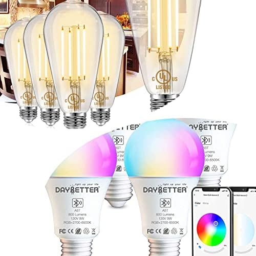 DAYBETTER Vintage LED Edison sijalice 60 W ekvivalentno, pametne sijalice