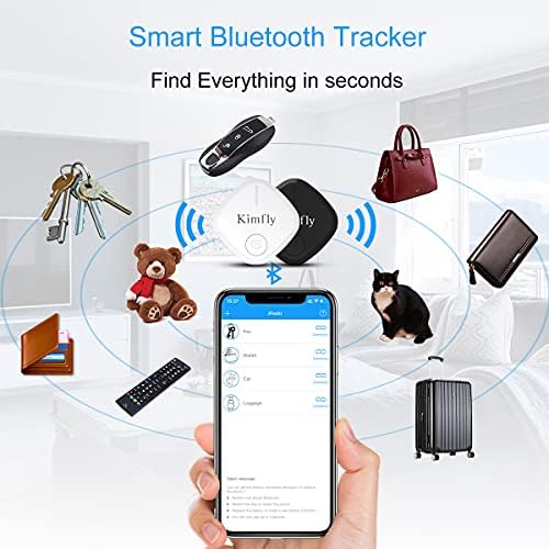 Kimfly Key Finder 4-Pack Bluetooth Tracker za ključeve, Smart Tracker Item Finder Phone Finder Wallet Finder Privjesci za ključeve