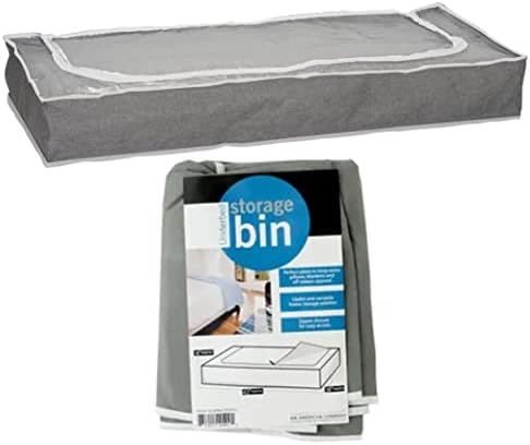 1 Pod krevetom za pohranu bin torba 43 sklopivi kontejner sa čistim prozorom patentnim zatvaračem
