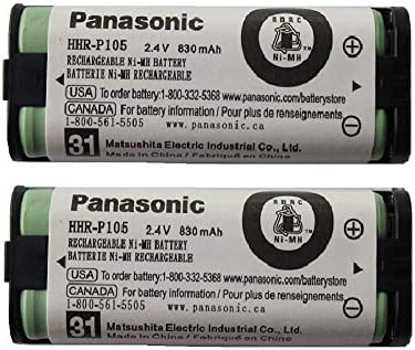 2Pack HHR-P105 2.4V 830mAh baterija Akumulator NI-MH AAA punjiva baterija za Panasonic zamjenska baterija