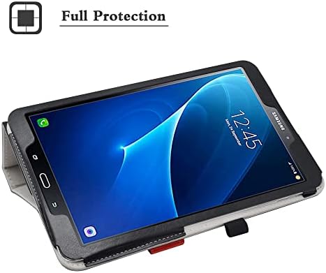 MAMA usta za Galaxy Tab A 10.1 Keyboard Case, Coustom Design Slim Stand PU kožna navlaka sa Romovable tastaturom za Samsung Galaxy