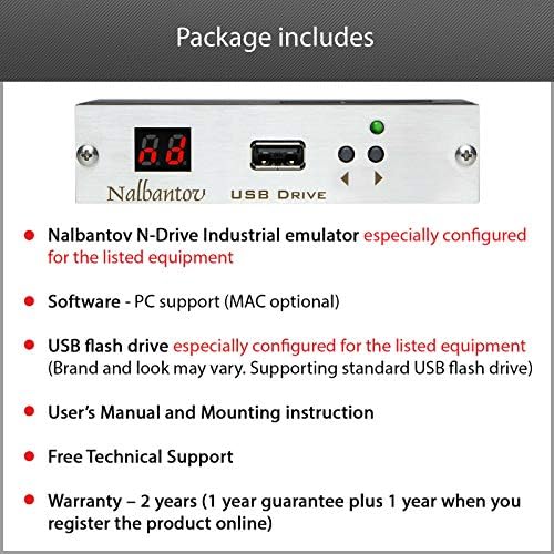 Nalbantov USB disketa Emulator N-pogon industrijski za Van Dorn 50