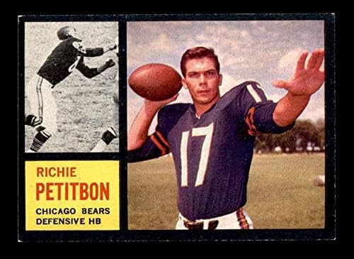 1962 TOPPS 23 Richie Petitbon Chicago Bears Ex / MT medvjedi loyola