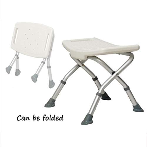 Fehun kupatilo, tuš stolica za tuširanje stolica za tuširanje tuš sjedište lagane aluminijum sklopivo sjedalo bez klizanja Visina-podesiva