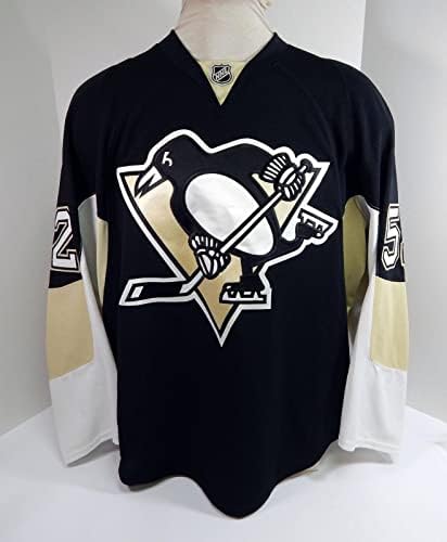 2015-16 Pittsburgh Penguins Jaden Lindo # 52 Igra izdana Black Jersey 56 DP30826 - Igra polovna NHL dresovi