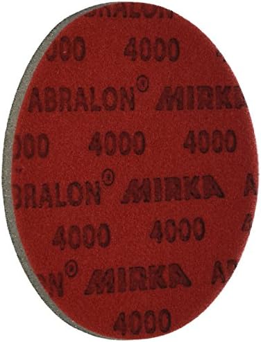 Mirka 8A-241-4000 Abralon 6 4000 grit pjene potkrijepljene velcro kuke i petlje za poliranje i puzanje diskova 8A-203-4000 kutija