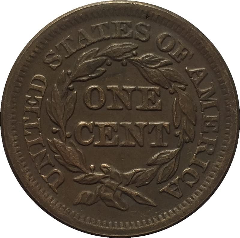 27,5 mm staro 1844. američki kovanice bakrene kovanice starinski zanati inozemnih komemorativnih kovanica