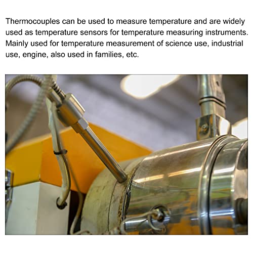 MecCanixity k tip temperature senzora 3pcs m8 temperaturne sonde za vijak Termoelement 6,6ft 0 do 800 ° C