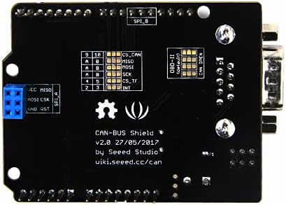 Vidjela je Studio Can-Bus Shield V2 kompatibilan s Arduino za kontroler i primopredajnik, Arduino štit usvaja MCP2515 i MCP2551.