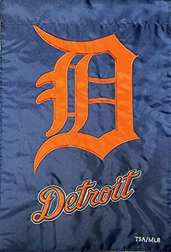 Detroit Tigers Banner za zastavu vrt 2-strana Premium Applique vanjska kuća za bejzbol