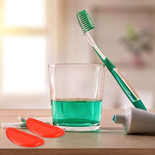 Heaceofty ​​Tube za zube TUBE Squeezer 6pcs Guach paste za zube Cjever za zube za zube sa salon za kosu, krema za ruke, cijev za boju,