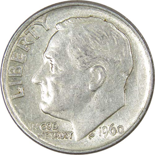 1960. Roosevelt Dime AG O dobrom 90% srebrnog 10C Kolekcionarski američki novčić