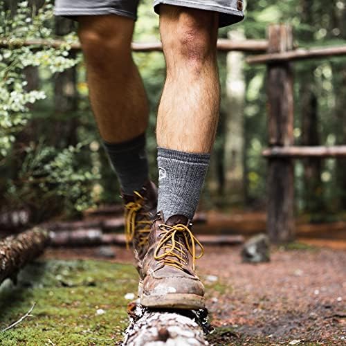 Cloudline čarape za planinarenje-Merino vuna , bešavni prsti, topla, vlažna, & amp; prozračna za prevenciju blistera-3 pakovanje