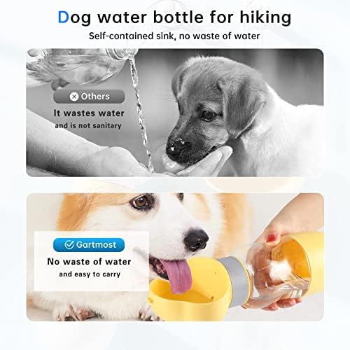 Boca vode za pse, praktičan dozator vode za pse, štenad čine štene, boca vode za kućne ljubimce sa psećim posudama za hranu, pseće