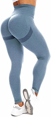 Rioyy Workout Scrich guzice za žene za žene Tummy Control kompresijski tajice Yoga Hlače Bešavne gamaše teretane