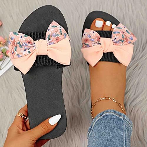 Rođena ženska sandala 6 papuče za žene dame Ljetni boemski luk sandale sandale otvorene papuče za cipele Ležerne cipele Žena Sandale