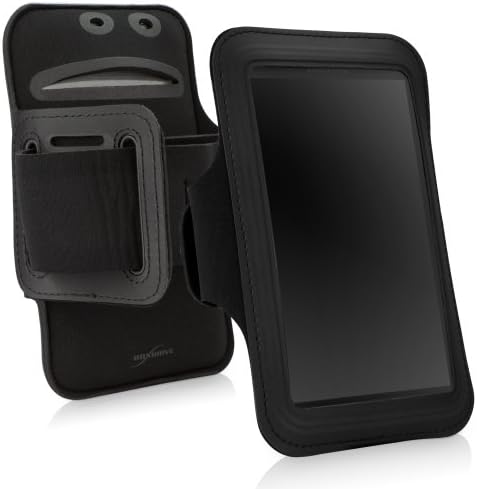 Boxwave Case kompatibilan sa Wiko Ride 4G - Sportska ručica, podesiva traka za vježbanje i trčanje za Wiko Ride 4G - Jet crni