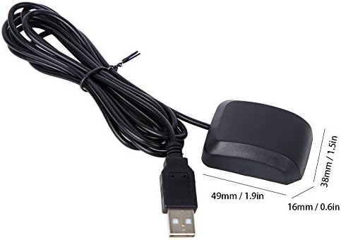 Socobeta USB Antena prijemnika, VK-162 1.023 MHz Stream antenski modul 10Hz sa 50 kanalom za navigaciju automobila za mjerenje udaljenosti