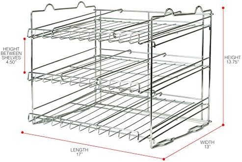 Sorbus can Organizator stalak, 3-Tier Stackable Can Tracker & amp; ostava ormar Organizator drži do 36 konzerve, odlično skladište