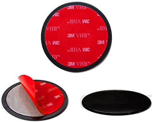 Navitech 80mm kružni ljepljivi univerzalni disk s crticom kompatibilan s upotrebom sa usisnim čašama vjetrobrana kompatibilnim s Garmin