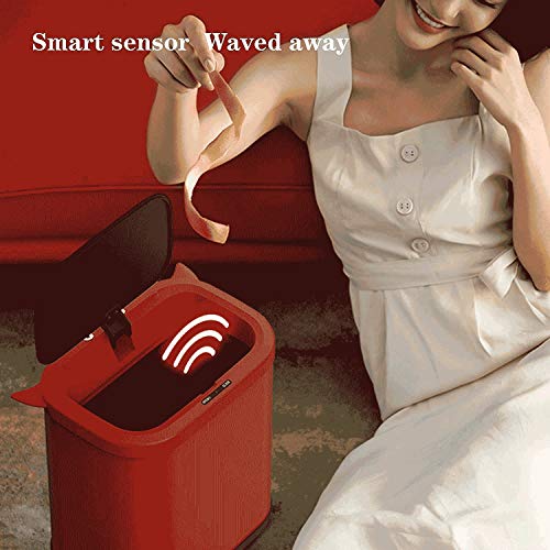CXDTBH 10L Kreativnost Slatka pametna smeća može kućno automatsko kanti za smeće sa poklopcem malih kupaonica može otmjensko smeće