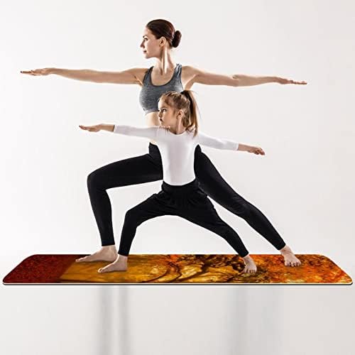 All Purpose Yoga Mat Vježba & Vježba Mat za jogu, ulje na platnu mora Sunrise Lighthouse