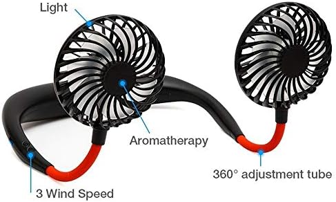 Wulfy ventilatori električni USB prijenosni ventilator za vrat, punjivi ručni Mini ventilator, vanjski mali rashladni Klima uređaj