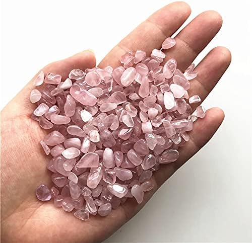 SEEWOODE AG216 50g 5-7mm prirodni Pink Crystal šljunka ruža kvarc Kristal šljunka kamena Rock čips Lucky Healing prirodno kamenje