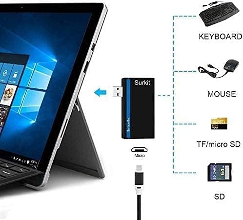 Navitech 2 u 1 laptop/Tablet USB 3.0 / 2.0 Hub Adapter/Micro USB ulaz sa SD / Micro SD čitač kartica kompatibilan sa Lenovo IdeaPad