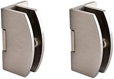 2pcs ormare za vrata šarke kupaonice staklena vrata od 90 stupnjeva 5-8 mm Staklo srebro