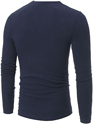 Slim Fit džemper za muškarce V izrez Dukseri lagani mekani rastezljivi duks casual Termal pleteni pulover vrhovi