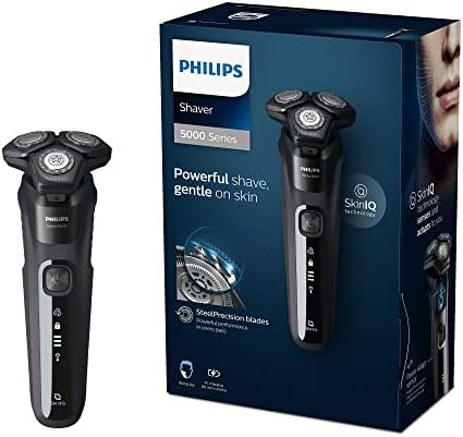 Philips serija 5000 aparat za brijanje mokri i suvi električni brijač, trimer za bradu, Strnište i brkove sa čeličnim oštricama za