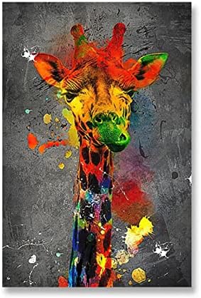 Šareni kompleti za farbanje dijamanata žirafa, 5D DIY Diamonds Dots Art za odrasle komplet za punu bušilicu okrugli dragulj kristalni
