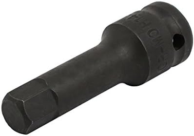 AEXIT 78mm Dužina ručni alati H14 Hex Bit 1/2-inčni kvadratni adapter za kvadratni otvor Black Model: 43AS126QO116