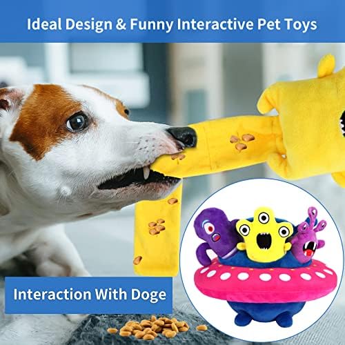 Cuuoot tretiraju se igračke pse, Crinke Chreeky interaktivne igračke pse, obogaćivanje leče zagonetne igračke za pse za srednje i