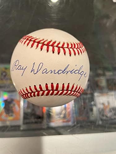 Ray Dandridge Negro lige Single potpisan bejzbol JSA - AUTOGREMENT BASEBALLS