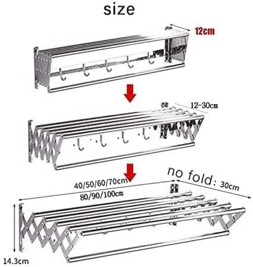 XMCX uvlačivi preklopni suhi stalci za odjeću zidni stalak za sušenje odjeće Space Saver stalak za sušenje veša Airer stalak za sušenje