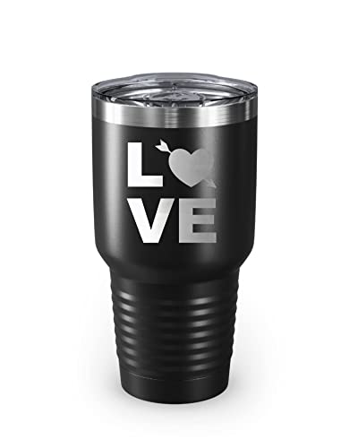 Personalizirani prevoz, ljubav sa srcima Tumbler sa poklopcem, pokloni zaljubljenih zaljubljenih za ljubav, putne čaše za vruću i