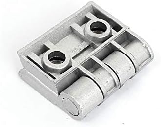 X-Dree X 40 mm od legure od legure cinka ormara za ormare za vrata cijevi šarke srebrni ton (tono argentato 30mm x 40mm u Lega di