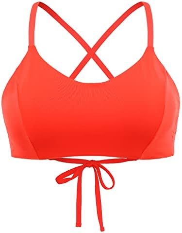 CRZ joga ženski bikini Top čipka up kupaće kostimi Crisscross kupaći odijelo Swim sportski grudnjak podstavljen