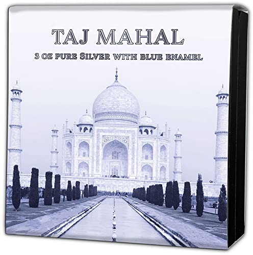 2023 DE Moderna prigodna Powercoin Taj Mahal 3 oz Silver Coin 10 $ Solomon Islands 2023 Antikni završetak
